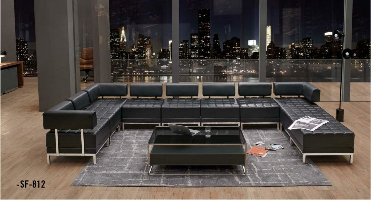 Canapé U-Form Canapé Couch Polsterset Wunnlandschaft Design Eckcanapé