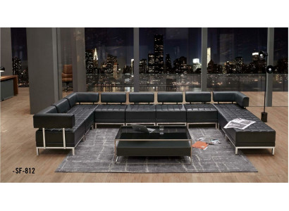Canapé U-Form Canapé Couch Polsterset Wunnlandschaft Design Eckcanapé