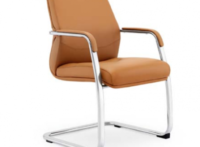 Swing-Stull Dekorative Freischwinger Besucherstull Konferenzstull Sëtz.