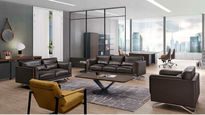Wunnzëmmer Set Sofagarnitur 311 Sëtzer Couchtisch Design 4tlg. Grupp
