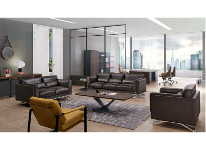 Wunnzëmmer Set Sofagarnitur 311 Sëtzer Couchtisch Design 4tlg. Grupp