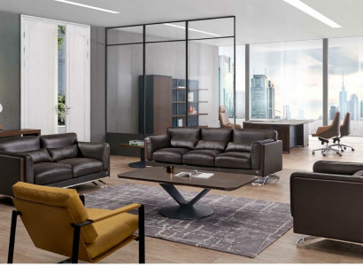 Wunnzëmmer Set Sofagarnitur 311 Sëtzer Couchtisch Design 4tlg. Grupp