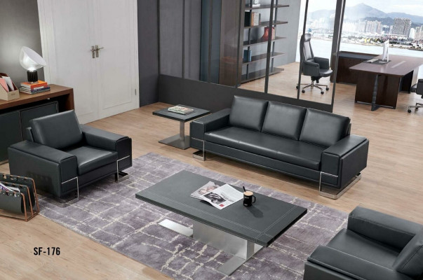 Wunnzëmmer Set Sofa Garnitur Design Couch Garnitur 311 + Dësch Grupp