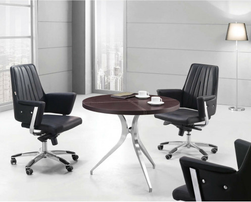 Bespriechungsdëscher Konferenzdësch Modern Affekotebüro Lieder Holz Dekor Design