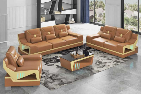 Luxus Sofagarnitur Komplette Couchgarnitur Schwaarz Kënschtleche Lieder Sofa 321