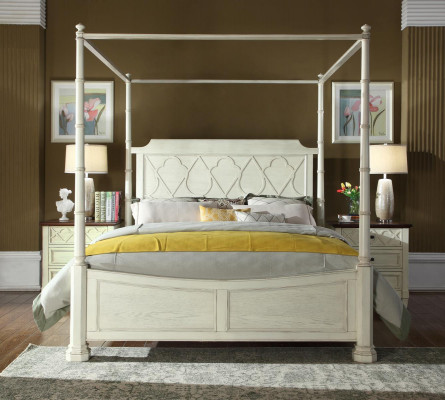 Bett 2x Nuetsdësch 3tlg Schlofkummer Set Modern Luxus Schlofkummer Himmelbett