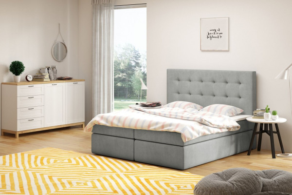 Bett Chesterfield Design Deko Luxus Hotel Better 180x200cm Schlofzëmmer