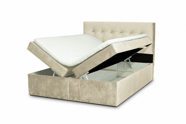 Bett Chesterfield Design Deko Luxus Hotel Better 180x200cm Schlofzëmmer