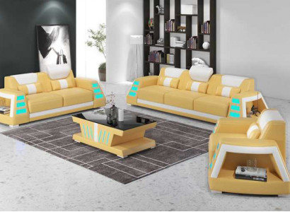 Couch Ensembel Sofa Ensembel Lieder Sofas Sofa Komplett 3-deel Set Giel Sofas
