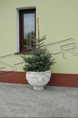 Blumestub Minière Kübel Dekoratioun Figur Blumendëppen Gaart Vasen Natur