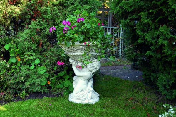 Blumekübel Planz Kübel Dekoratioun Figur Gaart Blumendëppercher Käerchen Natur