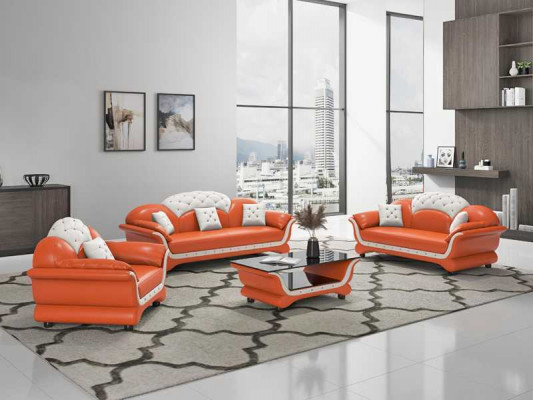 Sofagarnitur Couchgarnitur Liederdivan Sofa Komplett 3tlg Sofas Schwaarz