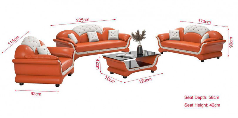 Sofagarnitur Couchgarnitur Liederdivan Sofa Komplett 3tlg Sofas Schwaarz