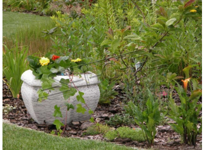 Blummendëppen Planzebotz Dekoratioun Gaart Vasen Figur Blummendëppen Natur