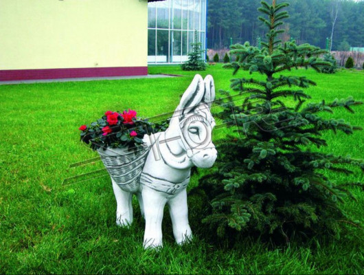 Blummenéimer Planzéimer Dekoratioun Natierlech Figur Blummepottoen Gaart Vase