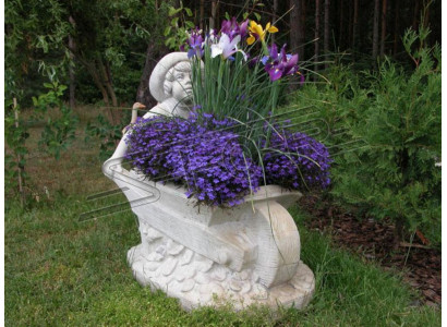 Blummepotten, Planzkübelen, Dekoratioun, Naturfigur, Vasen, Blummendëppen, Gaart
