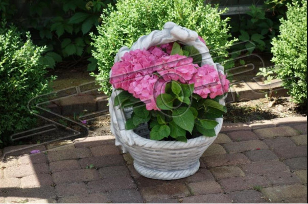 Blumendëppen Planzkëschten Dekoratioun Natur Gaart Figur Vasen Blummendëppen