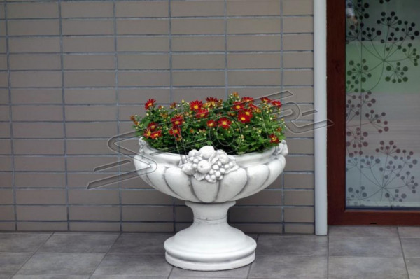 Blummendëppen Këscht Dëppen Blummen Dëppen XXL Gaart Beton Terrasse Dekorativ