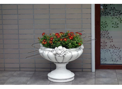 Blummendëppen Këscht Dëppen Blummen Dëppen XXL Gaart Beton Terrasse Dekorativ