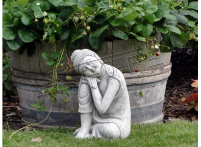 Buddha Malaysia Statuett Figur Gaartfiguren Statuen Skulptur Dekorativ