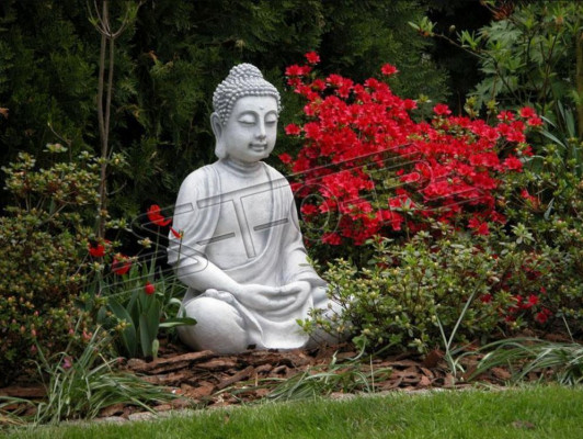 Buddha Malaysia Statu Figur Gaart Figuren Statuen Skulptur Skulpturen
