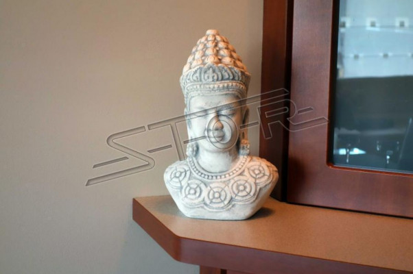 Buddha Skulptur Büst Grouss Skulptur fir Gaart an Wunnberäich