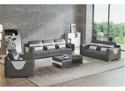 Sofagarnitur Luxus Komplett Couchgarnitur Gro Kunstlieder Sofa 321