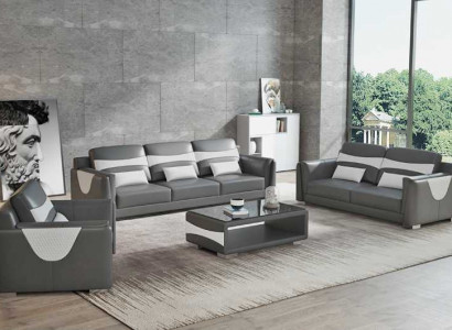 Sofagarnitur Luxus Komplett Couchgarnitur Gro Kunstlieder Sofa 321