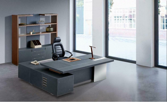 Büro Ariichtung Design Dësch Schreifdësch Exklusiv Kanzlei Praxis Dëscher