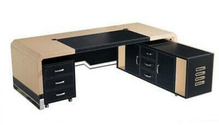 Büro Miwwel Set Ecke Schreibtisch Aktenschaf Designer modern Miwwel