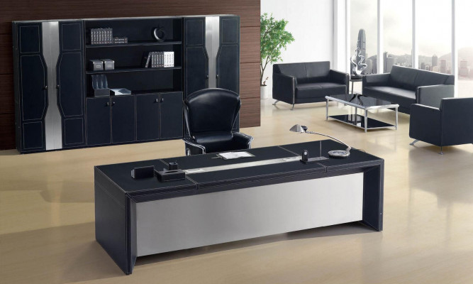 Büromiwwel Set Schreifdësch + Akteschaf Design Miwwelen Komplettset