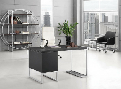 Bürosmiwwel Set Schreifdësch Akteschaf Designer modern Miwwelen 2-Deeler.