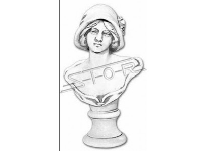 Büste Fra Antik Stil Altdoum 40cm Steen Figur Skulptur Skulpturen