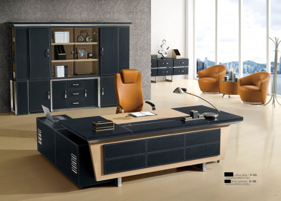 Chef Büro Schaf Akten Schief Vitrin Luxus Ariichtung Büro Kanzlei