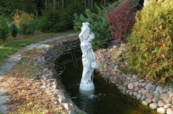 Dekoratioun Figur Fontaine Gaart Designer Figuren Skulptur