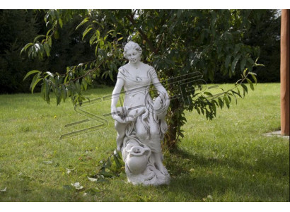 Dekoratioun Figur Fra Gaart Designer Figuren Skulptur Wäiss Skulpturen