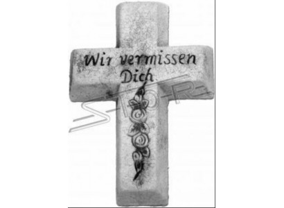 Dekoratioun Kräiz Graf Deko Grafdekoratioun Steen Dekoratioun Statuette