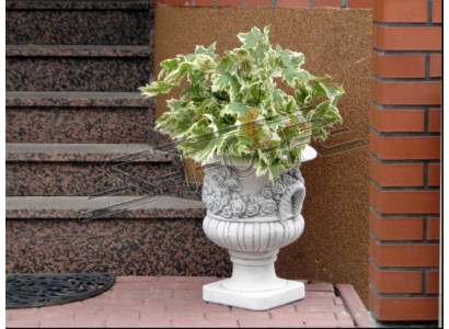 Design Blummendëppen Dekor Top Planz Kübel Gefäß Figur Tëppler Gesiicht Skulptur