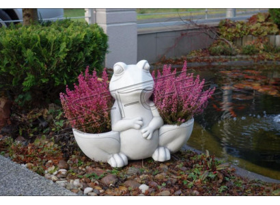 Design Blummendëppen Top Planzen Eemer Gefäss Dëppercher Figur Gesiicht Skulptur