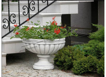 Design Blumentopf Top Planz Deko Kübel Gefäß Töpfe Figur Gesicht Skulptur