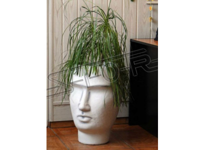 Design Blummendëppen Top Planzenglapp Gefäss Deko Figur Dëppen Gesiicht Skulptur