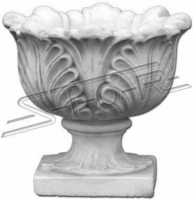 Design Blummendëppen Top Planz Botte Gefäss Deko Téin Figur Gesicht Skulptur