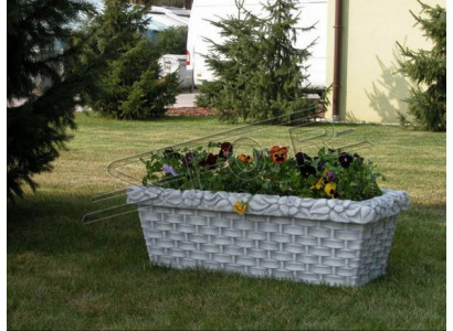 Design Blummendëppen Uewen Planz Këbel Behälter Dekorativ Dëppen Figur Gesiicht