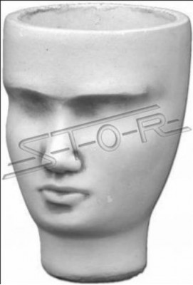 Design Blummendëppen Top Planzenkëschte Behälter Figur Dëppen Deko Gesicht Skulptur