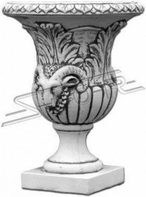 Design Blummendëppen Top Planz Kuebelen Gefäss Téin Figur Gesiicht Skulptur