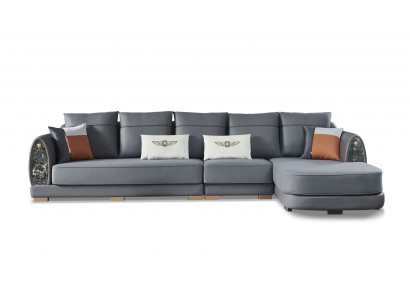 Design Eckcouch Sofa Polster Lieder Eckgarnitur Sitzplatz Eck