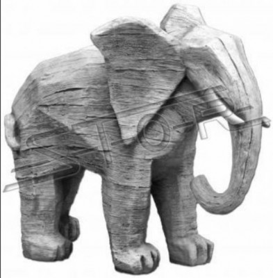 Design Figur Elefant Skulptur Figuren Skulpturen Statuen Abstrakt Statuette