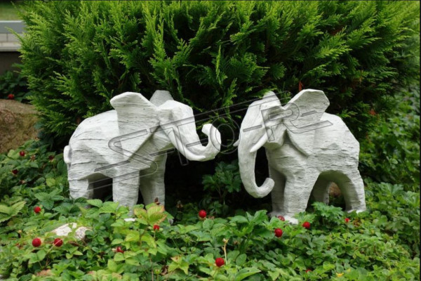 Design Figur Elefant Skulptur Figuren Skulpturen Statuen Abstrakt Statuette