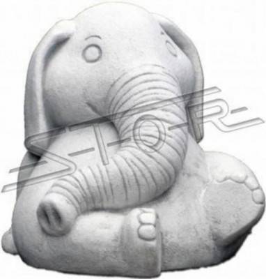 Design Figur Elefant Skulptur Figuren Skulpturen Statuen Wäiss Karikatur Statue