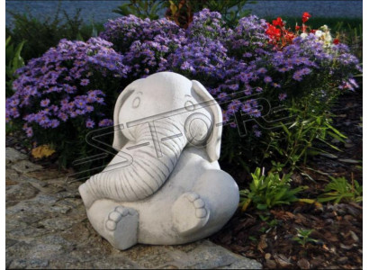 Design Figur Elefant Skulptur Figuren Skulpturen Statuen Wäiss Karikatur Statue
